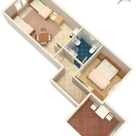 368b Apartmán Biograd Na Moru